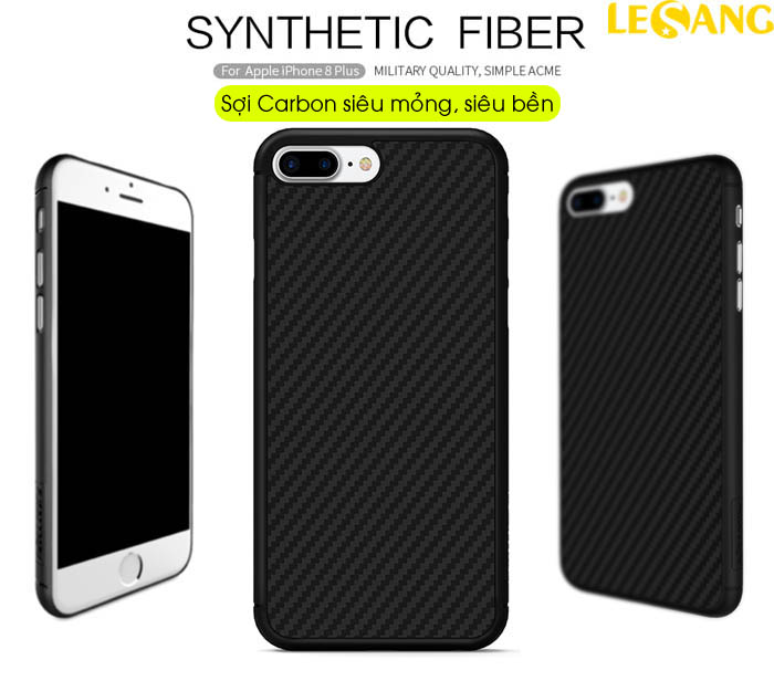 Ốp lưng iPhone 8 Plus Synthetic Fiber Green Carbon 1